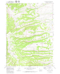 Download a high-resolution, GPS-compatible USGS topo map for Pine Grove Ridge, WY (1979 edition)