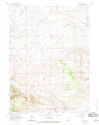 Download a high-resolution, GPS-compatible USGS topo map for Pine Hill, WY (1971 edition)