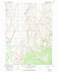 Download a high-resolution, GPS-compatible USGS topo map for Pine Knoll, WY (1979 edition)