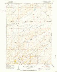 Download a high-resolution, GPS-compatible USGS topo map for Pine Mountain SW, WY (1952 edition)