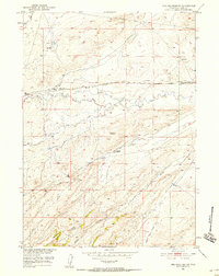 Download a high-resolution, GPS-compatible USGS topo map for Pine Mountain SW, WY (1958 edition)