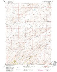 Download a high-resolution, GPS-compatible USGS topo map for Pine Mountain SW, WY (1985 edition)