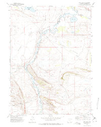 Download a high-resolution, GPS-compatible USGS topo map for Pine Ridge, WY (1975 edition)