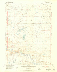 Download a high-resolution, GPS-compatible USGS topo map for Pine Tree Ridge, WY (1956 edition)
