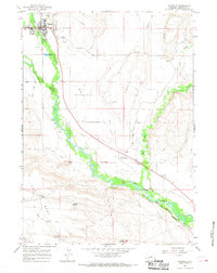 Download a high-resolution, GPS-compatible USGS topo map for Pinedale, WY (1968 edition)