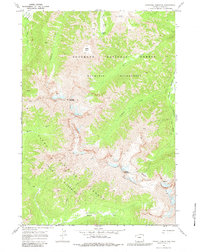 Download a high-resolution, GPS-compatible USGS topo map for Pinnacle Mountain, WY (1983 edition)