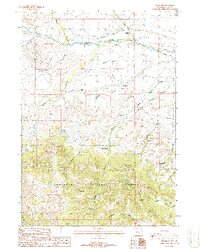 Download a high-resolution, GPS-compatible USGS topo map for Pitchfork, WY (1988 edition)