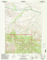 Download a high-resolution, GPS-compatible USGS topo map for Pitchfork, WY (1997 edition)