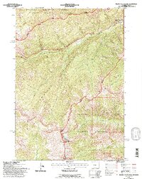 Download a high-resolution, GPS-compatible USGS topo map for Plenty Coups Peak, WY (1997 edition)