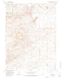 Download a high-resolution, GPS-compatible USGS topo map for Poe Mountain, WY (1977 edition)