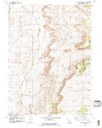 Download a high-resolution, GPS-compatible USGS topo map for Point Of Rocks SW, WY (1995 edition)