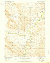 Download a high-resolution, GPS-compatible USGS topo map for Poison Lake, WY (1950 edition)