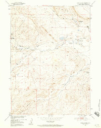 Download a high-resolution, GPS-compatible USGS topo map for Poison Spider, WY (1958 edition)