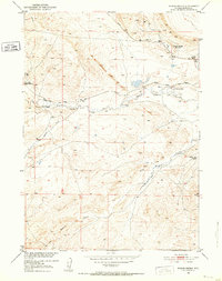 Download a high-resolution, GPS-compatible USGS topo map for Poison Spider, WY (1952 edition)