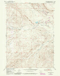 Download a high-resolution, GPS-compatible USGS topo map for Poison Spider, WY (1985 edition)