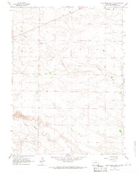 Download a high-resolution, GPS-compatible USGS topo map for Pole Creek Ranch SE, WY (1967 edition)