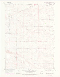Download a high-resolution, GPS-compatible USGS topo map for Pole Creek Ranch SE, WY (1978 edition)