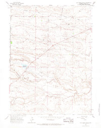 Download a high-resolution, GPS-compatible USGS topo map for Pole Creek Ranch, WY (1967 edition)