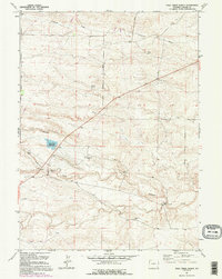 Download a high-resolution, GPS-compatible USGS topo map for Pole Creek Ranch, WY (1995 edition)
