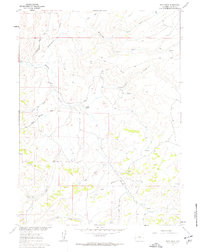 Download a high-resolution, GPS-compatible USGS topo map for Pole Gulch, WY (1963 edition)