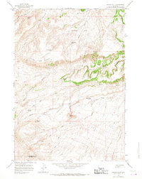 Download a high-resolution, GPS-compatible USGS topo map for Potato Butte, WY (1968 edition)