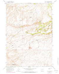 Download a high-resolution, GPS-compatible USGS topo map for Potato Butte, WY (1979 edition)