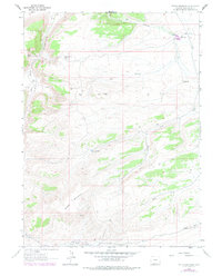Download a high-resolution, GPS-compatible USGS topo map for Potter Mountain, WY (1978 edition)