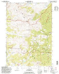 Download a high-resolution, GPS-compatible USGS topo map for Powder River Pass, WY (1997 edition)