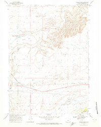Download a high-resolution, GPS-compatible USGS topo map for Powder River, WY (1973 edition)