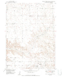 Download a high-resolution, GPS-compatible USGS topo map for Prairie View School, WY (1950 edition)