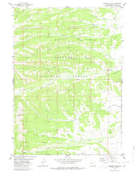 preview thumbnail of historical topo map of Sublette County, WY in 1980