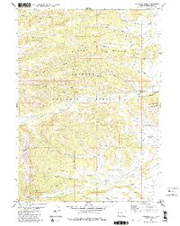 Download a high-resolution, GPS-compatible USGS topo map for Prospect Peak, WY (1980 edition)