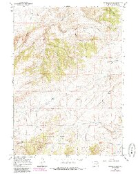 Download a high-resolution, GPS-compatible USGS topo map for Protsmans Knob, WY (1985 edition)