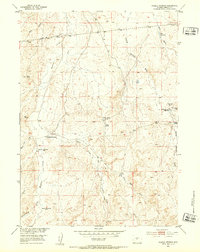 Download a high-resolution, GPS-compatible USGS topo map for Puddle Springs, WY (1953 edition)