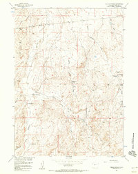 Download a high-resolution, GPS-compatible USGS topo map for Puddle Springs, WY (1958 edition)