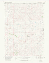 Download a high-resolution, GPS-compatible USGS topo map for Rabbit Mountains, WY (1981 edition)
