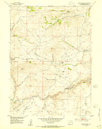 Download a high-resolution, GPS-compatible USGS topo map for Radium Springs, WY (1954 edition)
