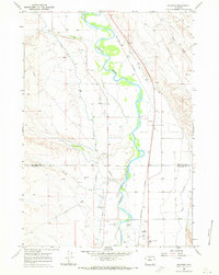 Download a high-resolution, GPS-compatible USGS topo map for Rairden, WY (1971 edition)