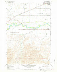 Download a high-resolution, GPS-compatible USGS topo map for Ralston, WY (1971 edition)