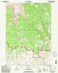 Download a high-resolution, GPS-compatible USGS topo map for Ramshorn Peak, WY (1997 edition)