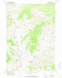Download a high-resolution, GPS-compatible USGS topo map for Ranger Peak, WY (1971 edition)