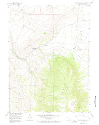 Download a high-resolution, GPS-compatible USGS topo map for Rattlesnake Pass, WY (1974 edition)