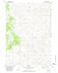 Download a high-resolution, GPS-compatible USGS topo map for Raven, WY (1982 edition)
