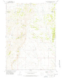 Download a high-resolution, GPS-compatible USGS topo map for Rawhide Buttes West, WY (1978 edition)