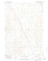 Download a high-resolution, GPS-compatible USGS topo map for Rawhide School, WY (1975 edition)