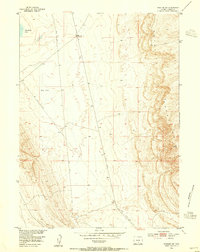 Download a high-resolution, GPS-compatible USGS topo map for Rawlins NW, WY (1955 edition)