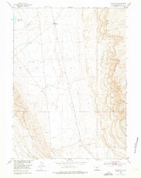 Download a high-resolution, GPS-compatible USGS topo map for Rawlins NW, WY (1976 edition)