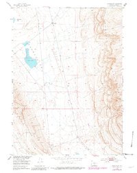 Download a high-resolution, GPS-compatible USGS topo map for Rawlins NW, WY (1982 edition)
