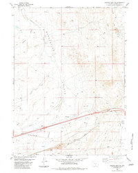 Download a high-resolution, GPS-compatible USGS topo map for Rawlins Peak SW, WY (1983 edition)