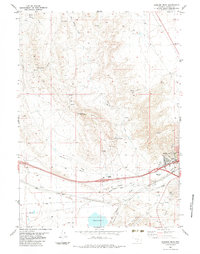 Download a high-resolution, GPS-compatible USGS topo map for Rawlins Peak, WY (1983 edition)